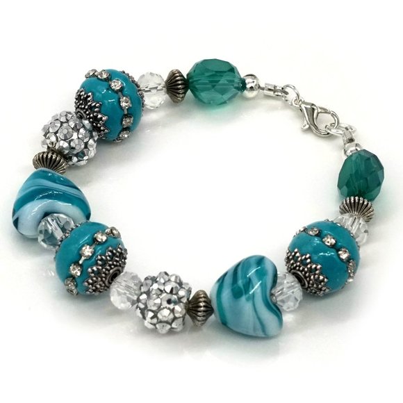My Bead Emporium Jewelry - Tibetan Style Beads Crystals Hand Blown Glass Hearts Rhinestones Silver Beads